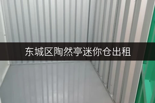 东城区陶然亭迷你仓出租，家门口的便捷存储专家