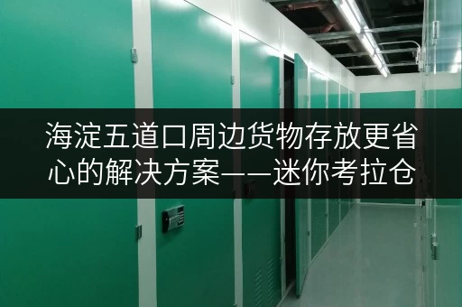 海淀五道口周边货物存放更省心的解决方案——迷你考拉仓