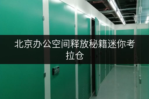 北京办公空间释放秘籍迷你考拉仓,让办公用品存放不再头疼 北京办公空间释放秘籍迷你考拉仓,让办公用品存放不再头疼