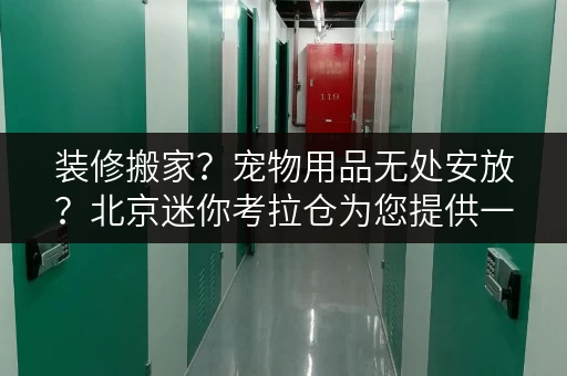 装修搬家?宠物用品无处安放?北京迷你考拉仓为您提供一站式临时存储方案! 装修搬家?宠物用品无处安放?北京迷你考拉仓为您提供一站式临时存储方案!