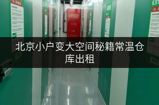 北京小户变大空间秘籍常温仓库出租,打造品质生活新境界 北京小户变大空间秘籍常温仓库出租,打造品质生活新境界