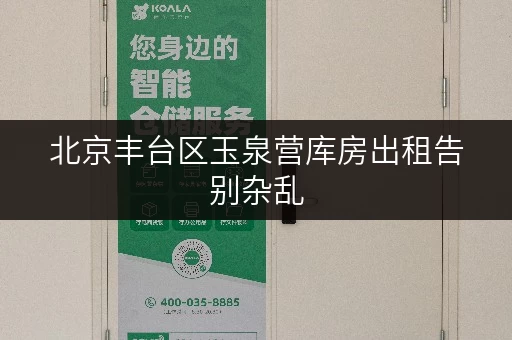 北京丰台区玉泉营库房出租告别杂乱，货物存放更省心的存储方案