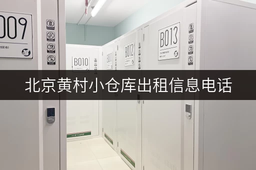 北京黄村小仓库出租信息电话，安全与温湿监控双重保障