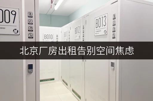 北京厂房出租告别空间焦虑,迷你考拉仓让设备工具随存随取更便捷 北京厂房出租告别空间焦虑,迷你考拉仓让设备工具随存随取更便捷
