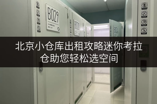北京小仓库出租攻略迷你考拉仓助您轻松选空间,打造私人储物天堂 北京小仓库出租攻略迷你考拉仓助您轻松选空间,打造私人储物天堂