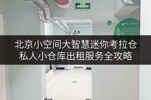 北京小空间大智慧迷你考拉仓私人小仓库出租服务全攻略 北京小空间大智慧迷你考拉仓私人小仓库出租服务全攻略