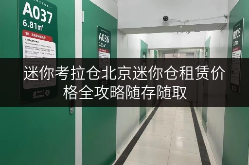 迷你考拉仓北京迷你仓租赁价格全攻略随存随取,便捷无忧 迷你考拉仓北京迷你仓租赁价格全攻略随存随取,便捷无忧