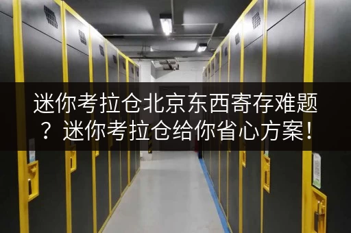 迷你考拉仓北京东西寄存难题?迷你考拉仓给你省心方案! 迷你考拉仓北京东西寄存难题?迷你考拉仓给你省心方案!