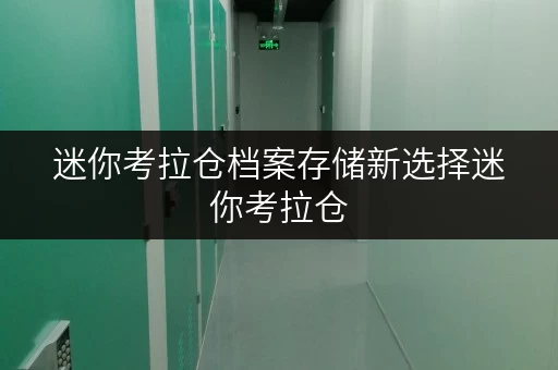 迷你考拉仓档案存储新选择迷你考拉仓,为北京办公空间释放压力 迷你考拉仓档案存储新选择迷你考拉仓,为北京办公空间释放压力