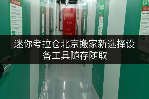 迷你考拉仓北京搬家新选择设备工具随存随取，迷你考拉仓助您轻松收纳