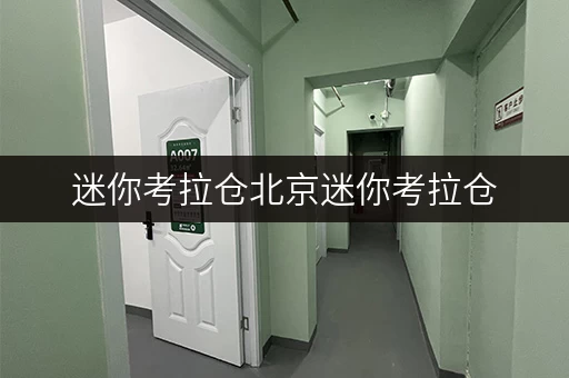 迷你考拉仓北京迷你考拉仓，让设备工具随存随取更便捷