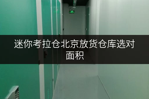迷你考拉仓北京放货仓库选对面积,空间利用两不误——迷你考拉仓面积选择攻略 迷你考拉仓北京放货仓库选对面积,空间利用两不误——迷你考拉仓面积选择攻略