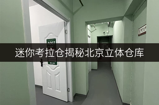 迷你考拉仓揭秘北京立体仓库,揭秘价格透明与省钱技巧! 迷你考拉仓揭秘北京立体仓库,揭秘价格透明与省钱技巧!