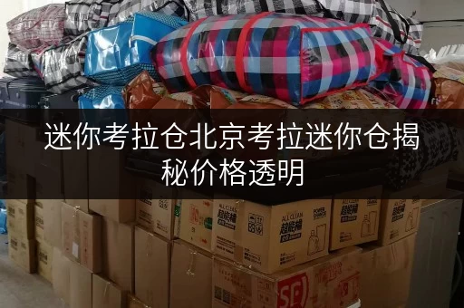 迷你考拉仓北京考拉迷你仓揭秘价格透明,轻松节省仓储费用 迷你考拉仓北京考拉迷你仓揭秘价格透明,轻松节省仓储费用
