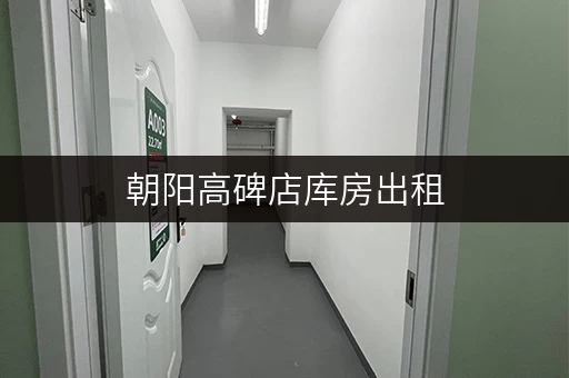 朝阳高碑店库房出租，随存随取，工具装备轻松打理