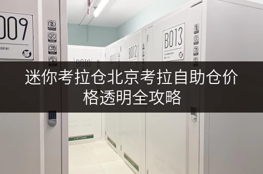 迷你考拉仓北京考拉自助仓价格透明全攻略,教你如何省钱无忧 迷你考拉仓北京考拉自助仓价格透明全攻略,教你如何省钱无忧