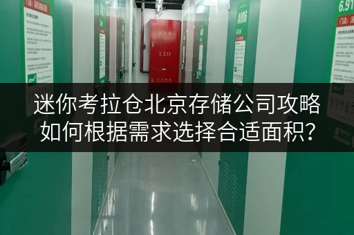 迷你考拉仓北京存储公司攻略如何根据需求选择合适面积? 迷你考拉仓北京存储公司攻略如何根据需求选择合适面积?