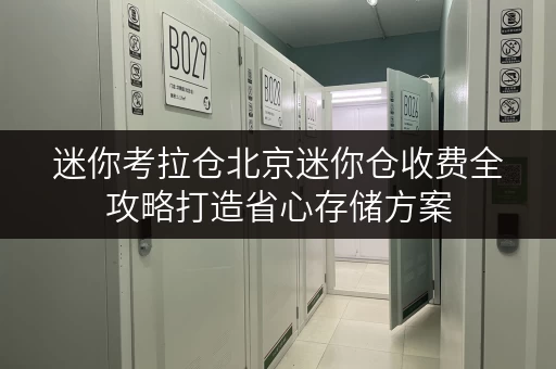迷你考拉仓北京迷你仓收费全攻略打造省心存储方案,告别空间焦虑 迷你考拉仓北京迷你仓收费全攻略打造省心存储方案,告别空间焦虑