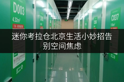 迷你考拉仓北京生活小妙招告别空间焦虑,迷你考拉仓助你轻松储存 迷你考拉仓北京生活小妙招告别空间焦虑,迷你考拉仓助你轻松储存