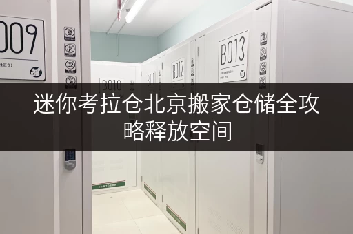 迷你考拉仓北京搬家仓储全攻略释放空间，提升生活品质