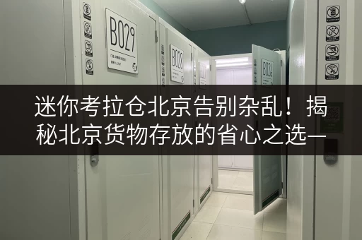 迷你考拉仓北京告别杂乱!揭秘北京货物存放的省心之选——迷你考拉仓 迷你考拉仓北京告别杂乱!揭秘北京货物存放的省心之选——迷你考拉仓