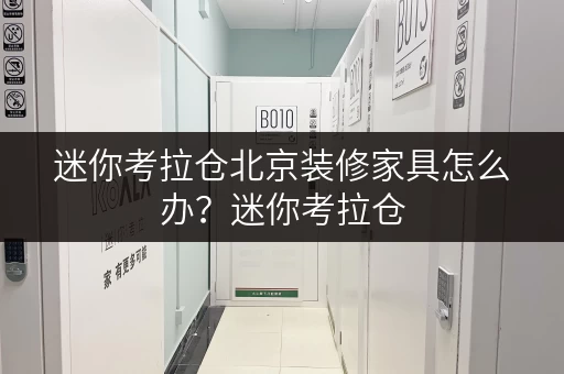 迷你考拉仓北京装修家具怎么办?迷你考拉仓,释放办公空间新选择 迷你考拉仓北京装修家具怎么办?迷你考拉仓,释放办公空间新选择