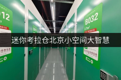 迷你考拉仓北京小空间大智慧,迷你考拉仓解您存放之惑 迷你考拉仓北京小空间大智慧,迷你考拉仓解您存放之惑