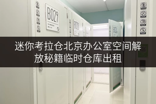 迷你考拉仓北京办公室空间解放秘籍临时仓库出租，让办公更高效