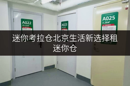 迷你考拉仓北京生活新选择租迷你仓，存取便利，全时段服务，生活从此无忧！