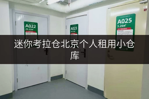 迷你考拉仓北京个人租用小仓库，安全与温湿监控双重保障，让您的物品安心“栖息”