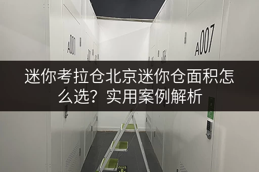 迷你考拉仓北京迷你仓面积怎么选?实用案例解析,告别空间焦虑! 迷你考拉仓北京迷你仓面积怎么选?实用案例解析,告别空间焦虑!