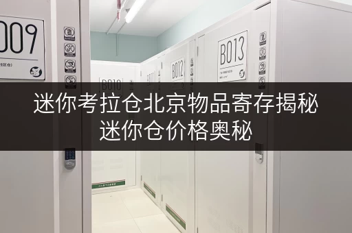 迷你考拉仓北京物品寄存揭秘迷你仓价格奥秘,面积选择攻略全解析 迷你考拉仓北京物品寄存揭秘迷你仓价格奥秘,面积选择攻略全解析