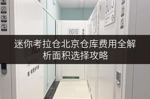 迷你考拉仓北京仓库费用全解析面积选择攻略,告别空间浪费! 迷你考拉仓北京仓库费用全解析面积选择攻略,告别空间浪费!