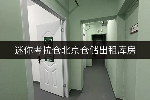 迷你考拉仓北京仓储出租库房，全时段服务，存取无忧
