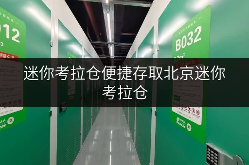 迷你考拉仓便捷存取北京迷你考拉仓，让工具设备存储不再繁琐