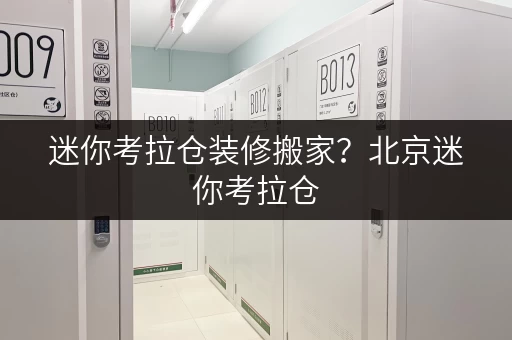 迷你考拉仓装修搬家？北京迷你考拉仓，您的临时存储好帮手