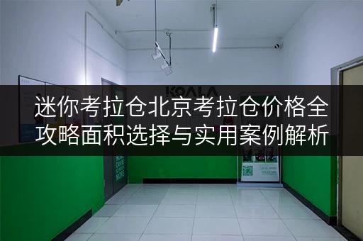 迷你考拉仓北京考拉仓价格全攻略面积选择与实用案例解析
