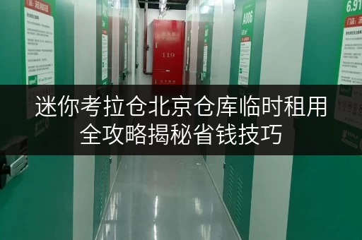 迷你考拉仓北京仓库临时租用全攻略揭秘省钱技巧,告别价格迷雾 迷你考拉仓北京仓库临时租用全攻略揭秘省钱技巧,告别价格迷雾