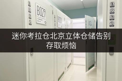 迷你考拉仓北京立体仓储告别存取烦恼，全时段服务，您的私人空间管家