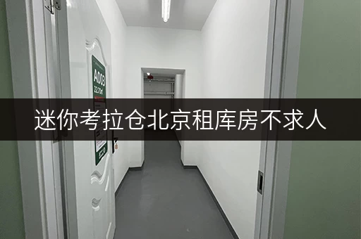 迷你考拉仓北京租库房不求人,迷你考拉仓带你透明省钱全攻略 迷你考拉仓北京租库房不求人,迷你考拉仓带你透明省钱全攻略