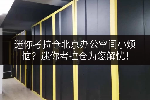 迷你考拉仓北京办公空间小烦恼?迷你考拉仓为您解忧! 迷你考拉仓北京办公空间小烦恼?迷你考拉仓为您解忧!