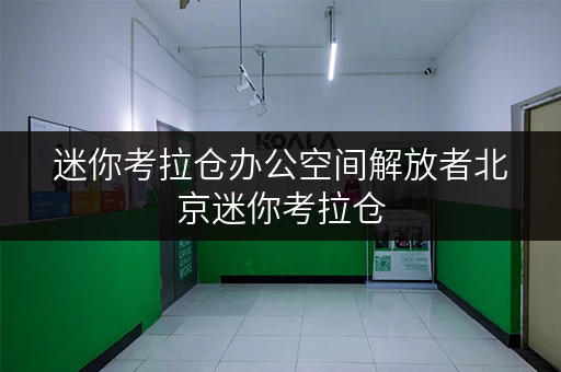迷你考拉仓办公空间解放者北京迷你考拉仓，办公用品存放新选择
