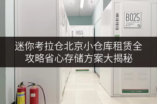 迷你考拉仓北京小仓库租赁全攻略省心存储方案大揭秘 迷你考拉仓北京小仓库租赁全攻略省心存储方案大揭秘