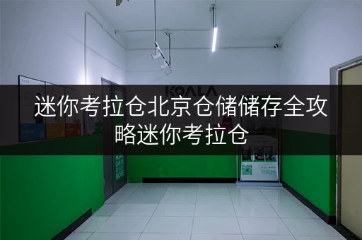 迷你考拉仓北京仓储储存全攻略迷你考拉仓，让设备工具随存随取更便捷