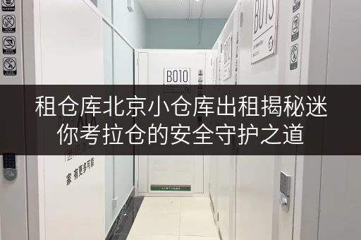 租仓库北京小仓库出租揭秘迷你考拉仓的安全守护之道，温湿监控保驾护航