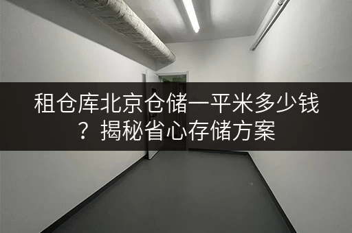 租仓库北京仓储一平米多少钱?揭秘省心存储方案,让你的货物安全无忧 租仓库北京仓储一平米多少钱?揭秘省心存储方案,让你的货物安全无忧