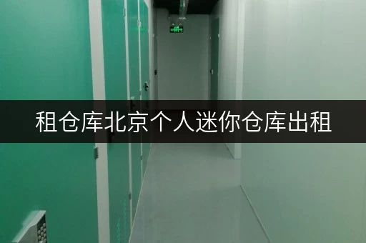 租仓库北京个人迷你仓库出租，告别杂乱，开启省心生活