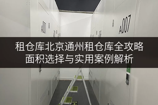 租仓库北京通州租仓库全攻略面积选择与实用案例解析 租仓库北京通州租仓库全攻略面积选择与实用案例解析