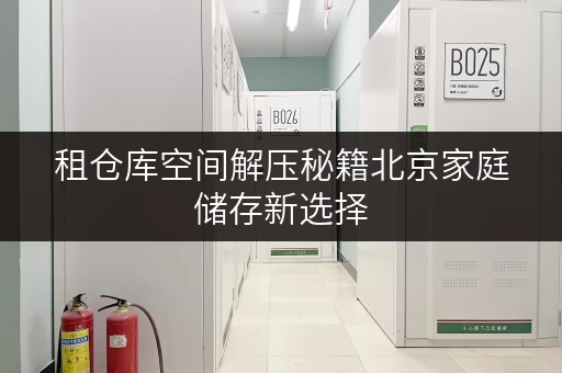 租仓库空间解压秘籍北京家庭储存新选择,迷你考拉仓助力品质生活提升 租仓库空间解压秘籍北京家庭储存新选择,迷你考拉仓助力品质生活提升