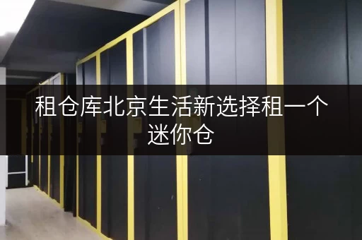 租仓库北京生活新选择租一个迷你仓,让设备工具随存随取更便捷 租仓库北京生活新选择租一个迷你仓,让设备工具随存随取更便捷